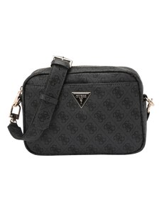 GUESS Torba preko ramena 'MERIDIAN II CAMERA BAG' tamo siva / crna