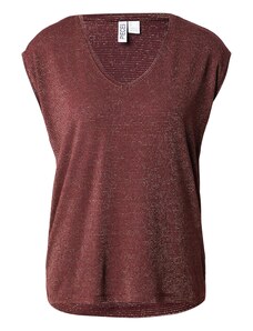 PIECES Majica 'PCBillo' boja vina / srebro