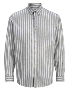 JACK & JONES Košulja 'JJESummer' taupe siva / bijela
