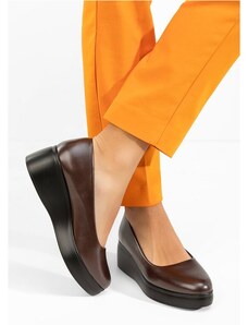 Zapatos Cipele s platformom Milanca vinsko crvena