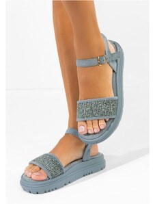 Zapatos Sandale s platformom Donetia plavi
