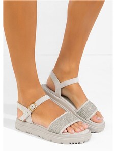 Zapatos Sandale s platformom Donetia sivo