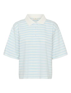 Kaffe Majica 'KAMiala' svijetloplava / bijela