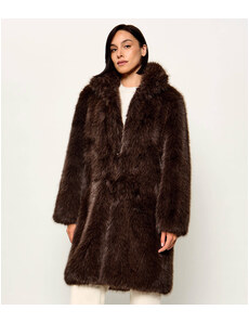 Ženski kaput KILLSTAR - Belladonna Shearling - CRNI - KSRA000518