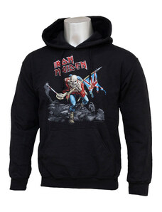 Majica s kapuljačom muško Iron Maiden - Trooper - ROCK OFF - IMHOOD02MB