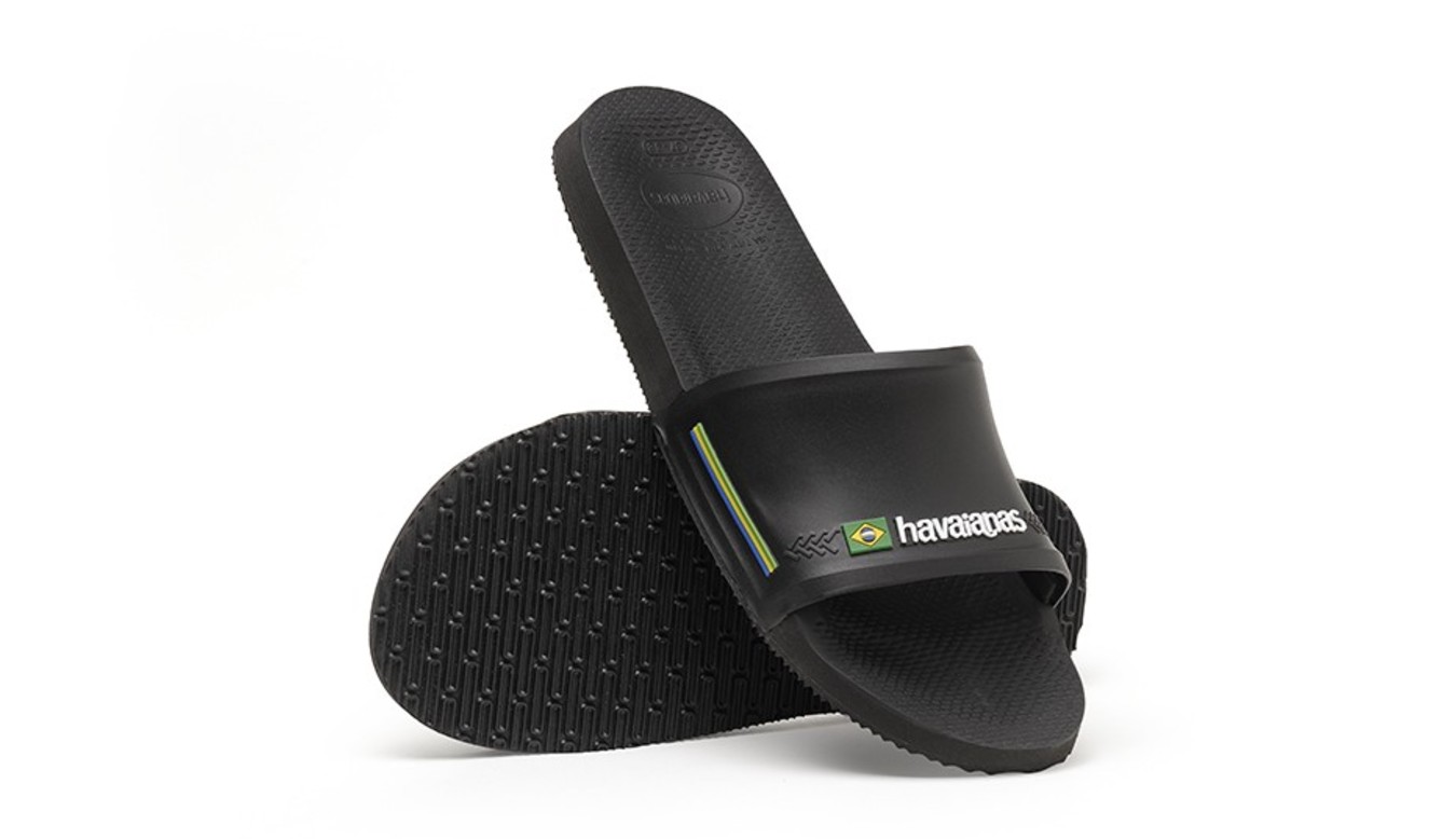 Havaianas Slide Brasil Unisex - Sandale Havaianas - Crna - 4142616-0090-BRA-35/36
