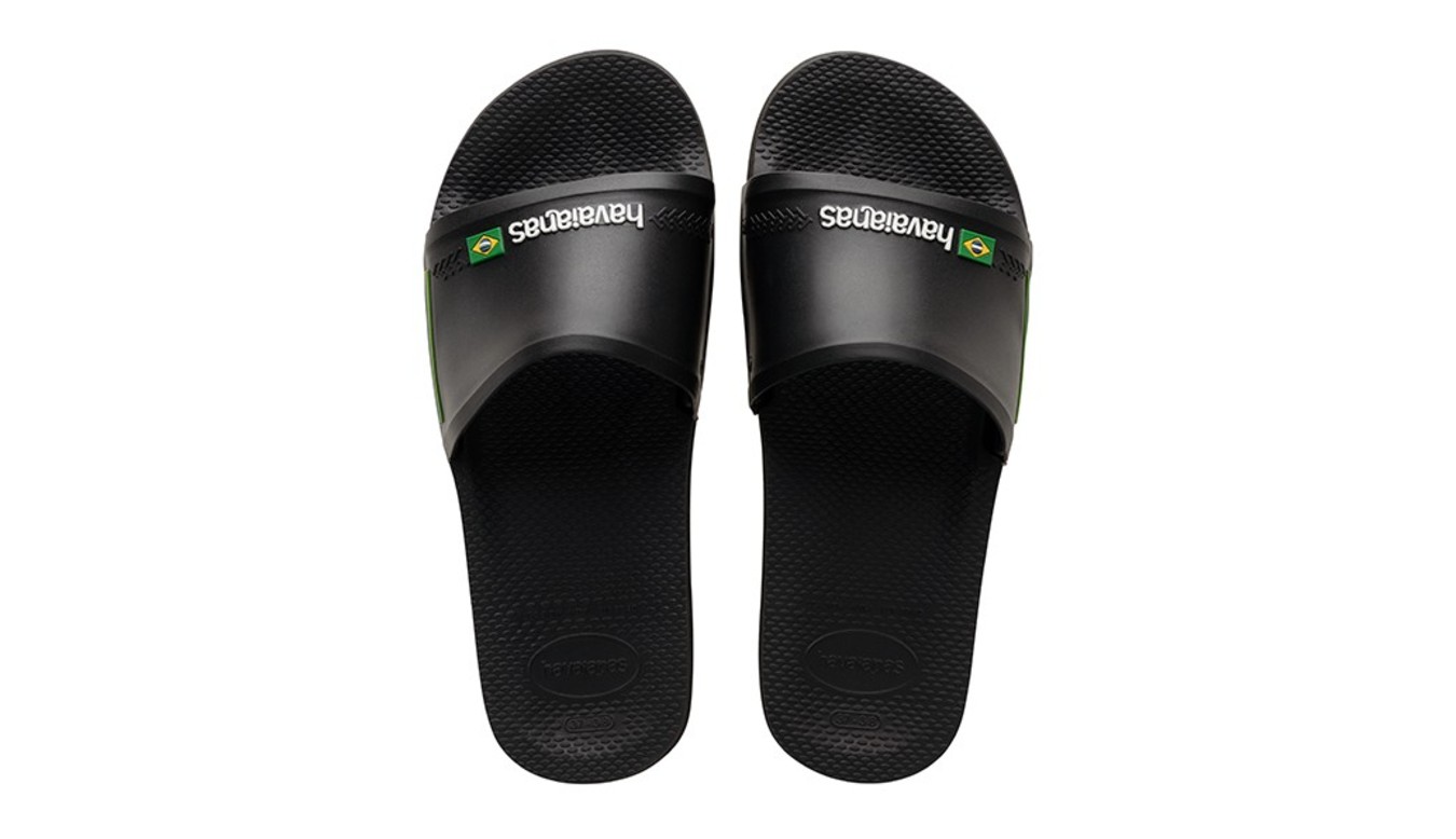 Havaianas Slide Brasil Unisex - Sandale Havaianas - Crna - 4142616-0090-BRA-35/36