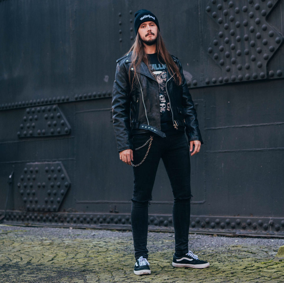 Jakna kožna "nož na sklapanje" - BRIXTON