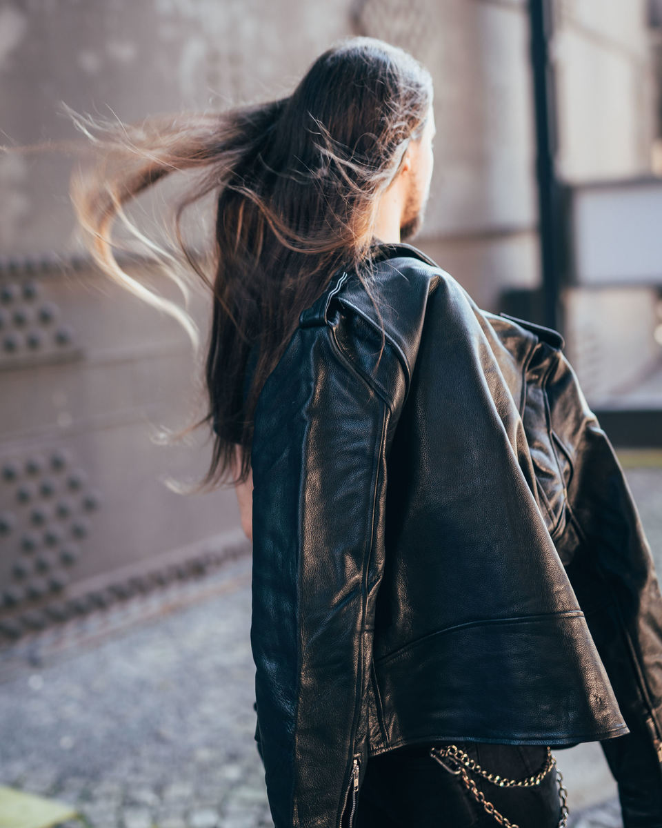 Jakna kožna "nož na sklapanje" - BRIXTON