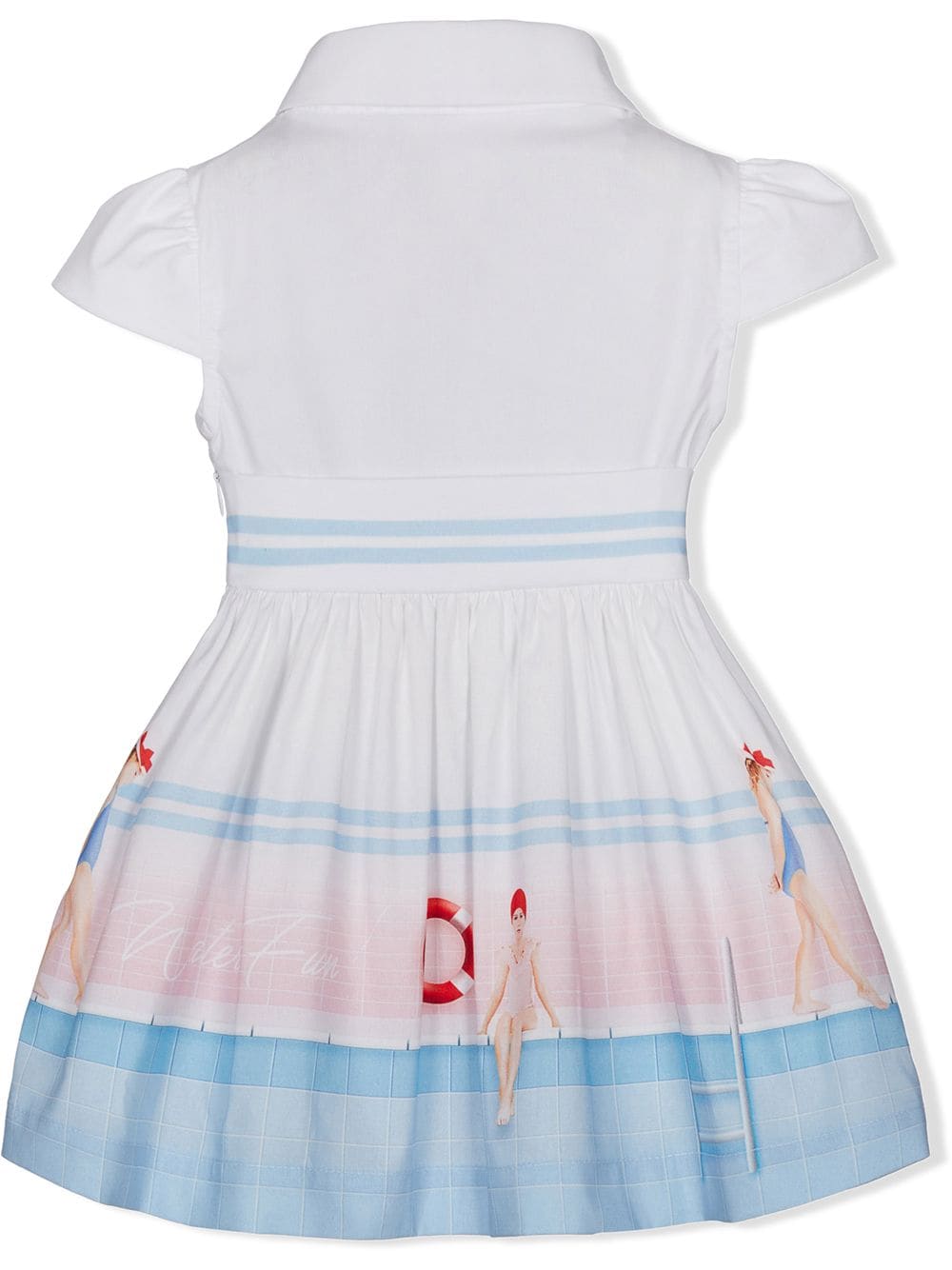 Lapin House swimming pool cotton shirt dress - White - GLAMI.hr