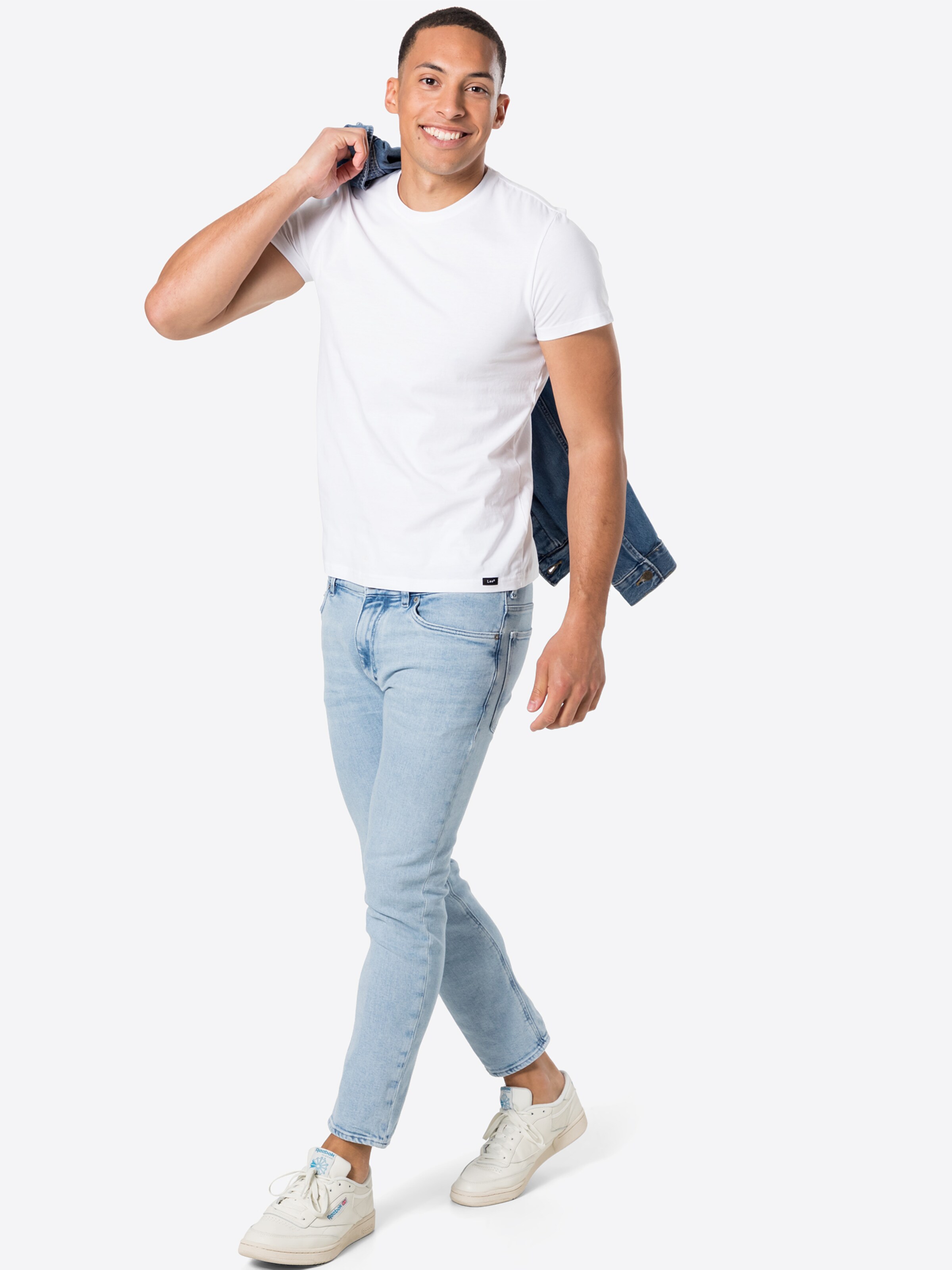 Lee Majica 'TWIN PACK CREW' bijela