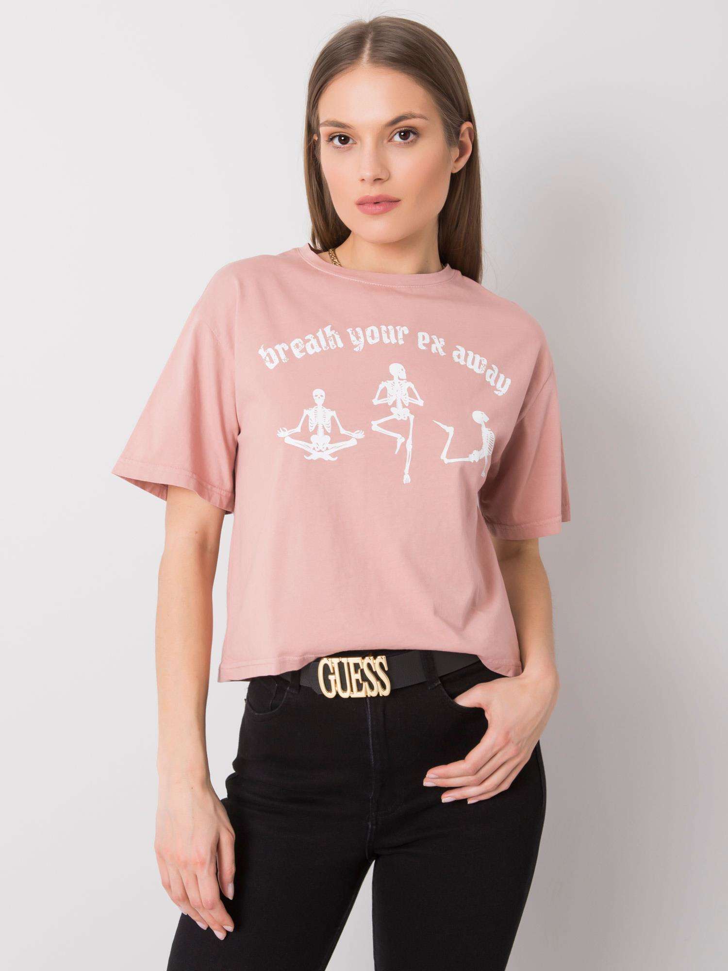 RUE PARIS T-shirt-157-TS-0086.60P-Light Pink