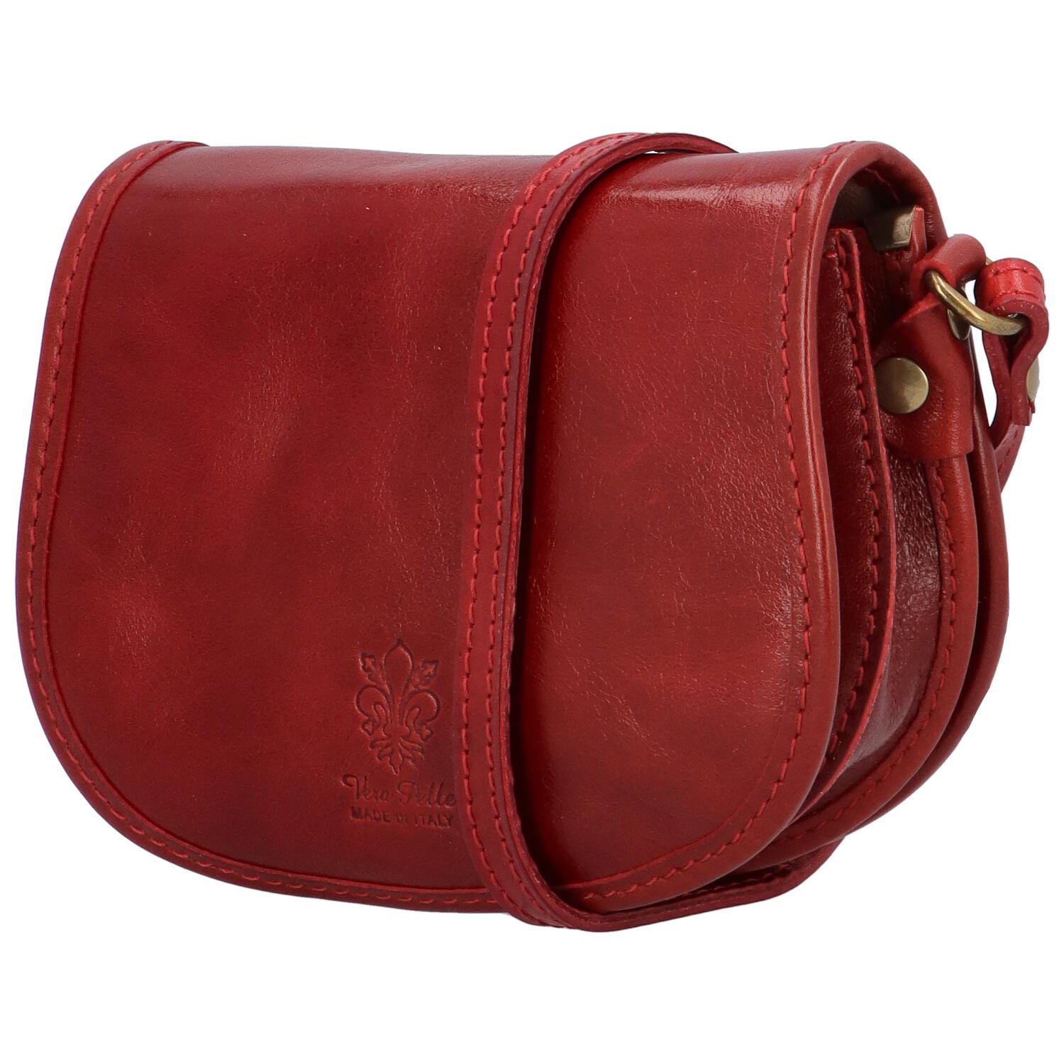 Delami Vera Pelle Mala ženska kožna torbica Lorentii, crvena