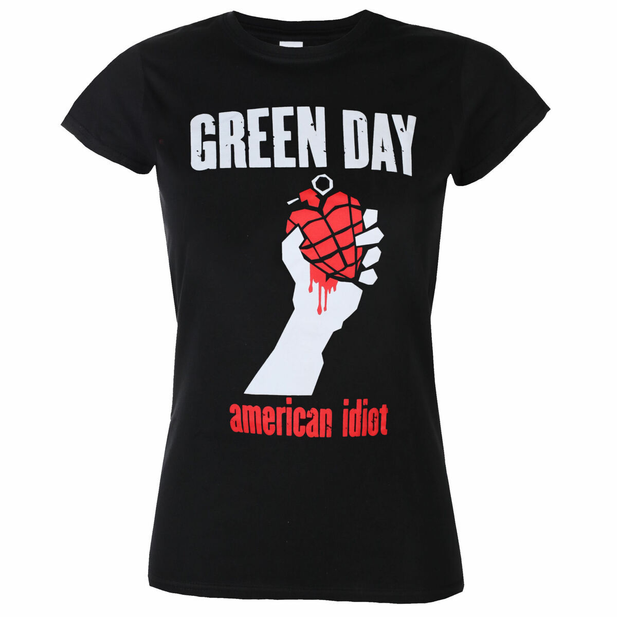 Metalik majica žensko Green Day - AMERICAN IDIOT HEART - PLASTIC HEAD - PHD12450G