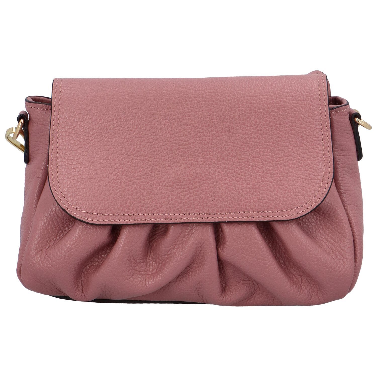 Delami Vera Pelle Luksuzna ženska kožna torbica Alka, antikno ružičasta