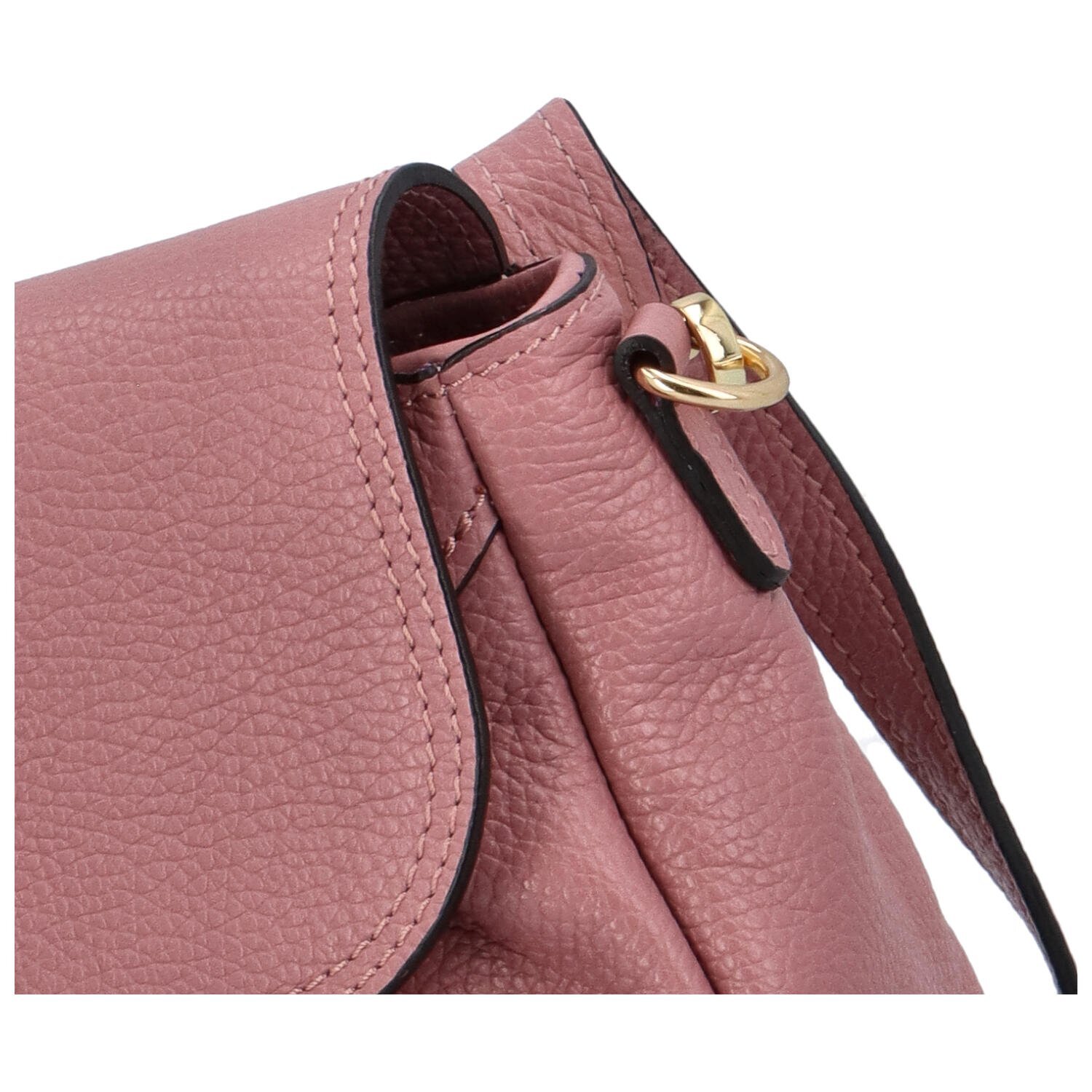 Delami Vera Pelle Luksuzna ženska kožna torbica Alka, antikno ružičasta