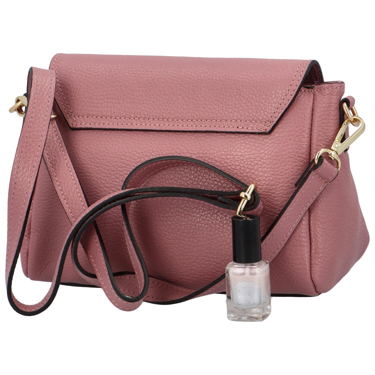 Delami Vera Pelle Luksuzna ženska kožna torbica Alka, antikno ružičasta