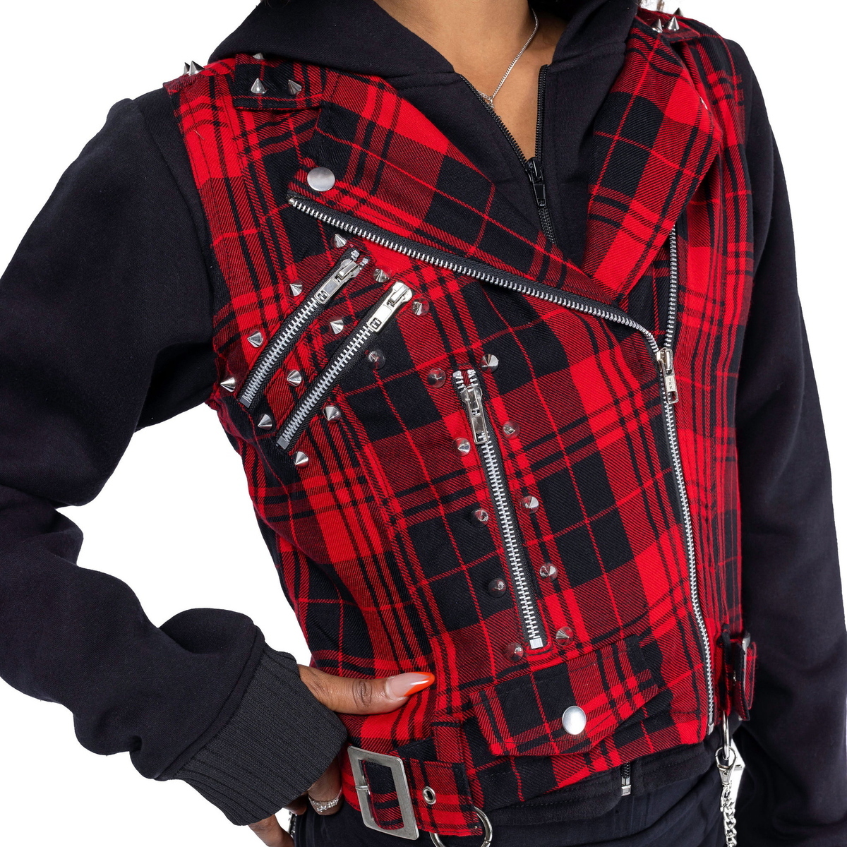 Majica s kapuljačom - EVILYN - HEARTLESS - POI1203