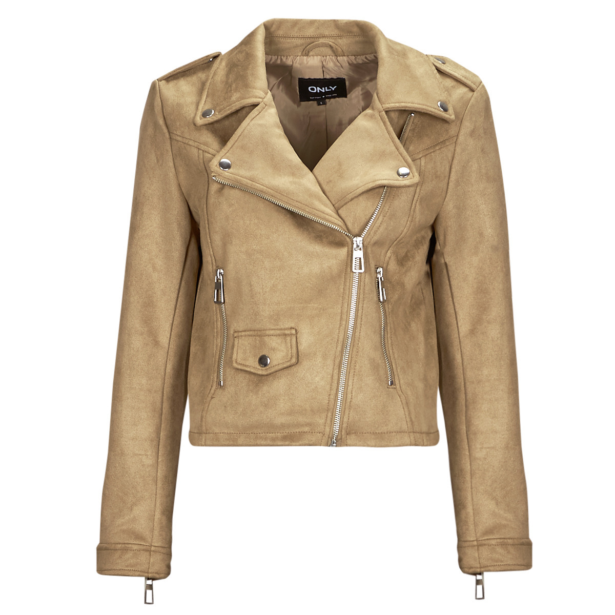 Only Kožne i sintetičke jakne ONLSCOOTIE FAUX SUEDE BIKER JACKET OTW Only