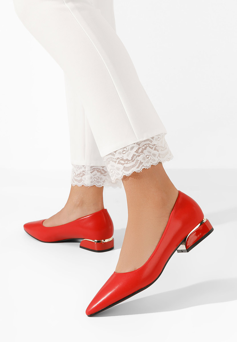 Zapatos Salonke na malu petu Bertesa V2 crveno