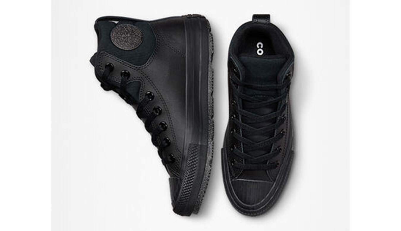 Converse Chuck Taylor All Star Berkshire Boot Leather - Žene - Tenisice Converse - Crno - A01523C