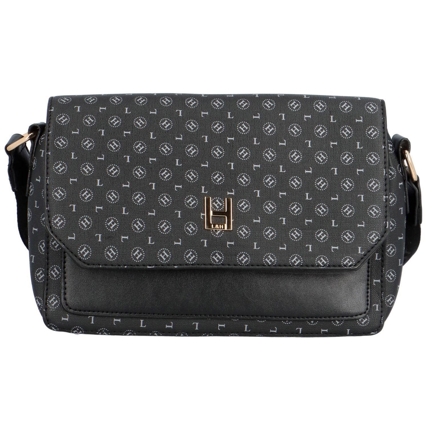 L&H Trendi ženska torba preko tijela, od umjetne kože, Ceceeli, crna