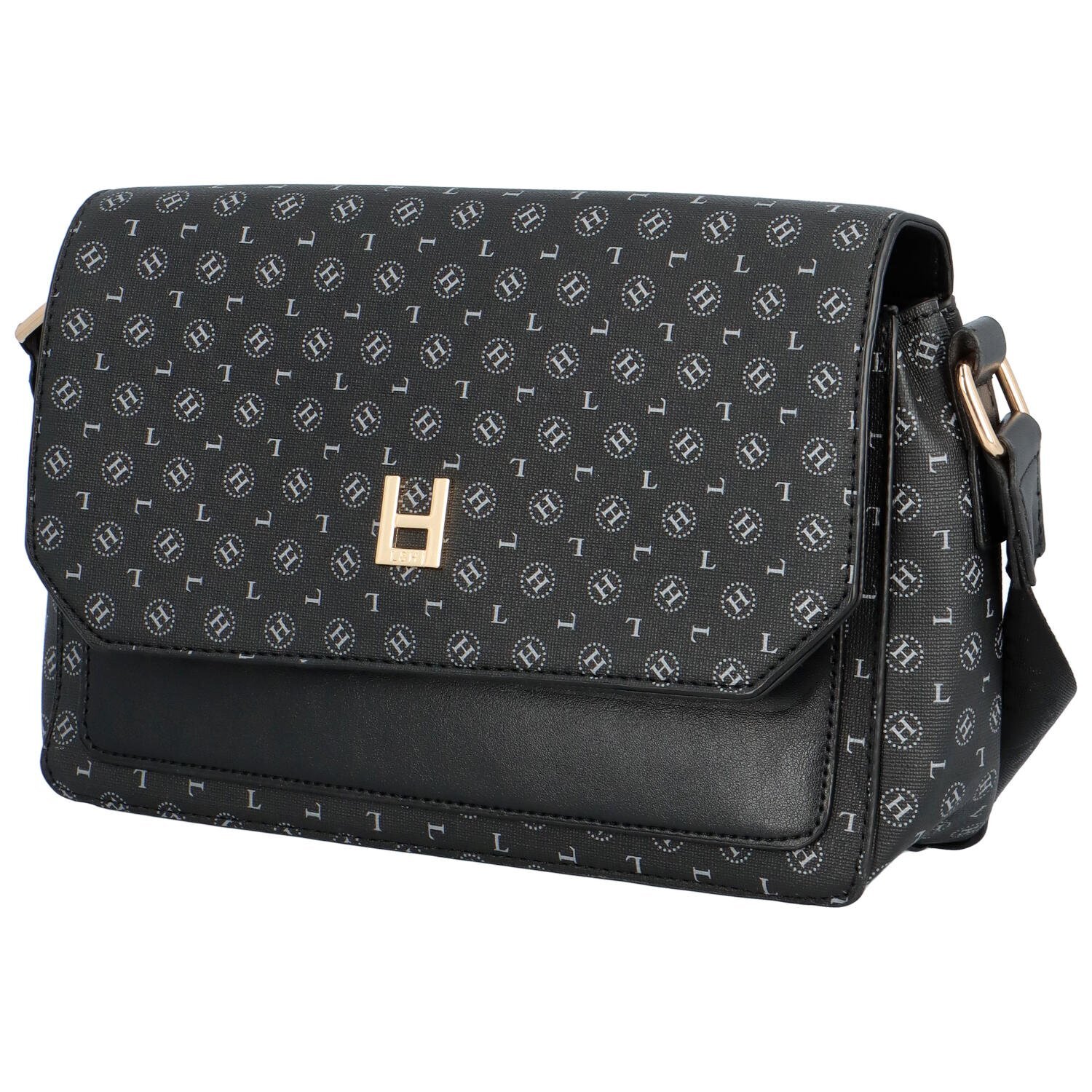 L&H Trendi ženska torba preko tijela, od umjetne kože, Ceceeli, crna