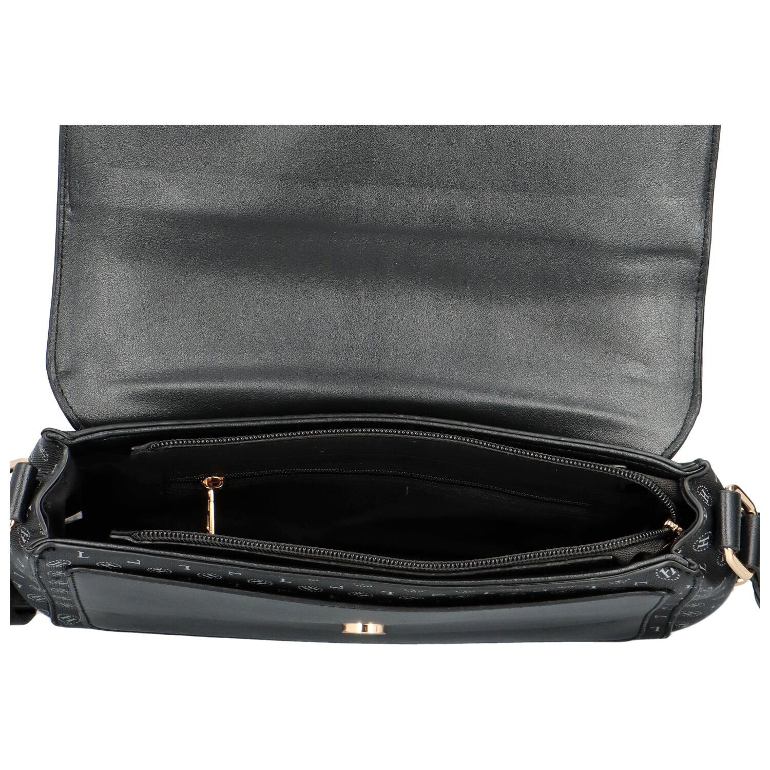 L&H Trendi ženska torba preko tijela, od umjetne kože, Ceceeli, crna