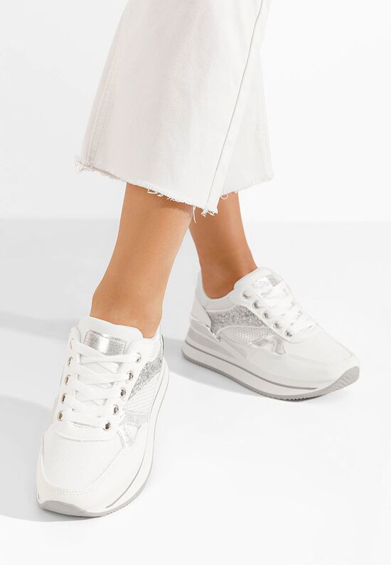 Zapatos Tenisice sa platformom Camora bijele