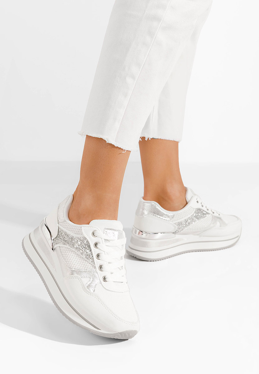 Zapatos Tenisice sa platformom Camora bijele