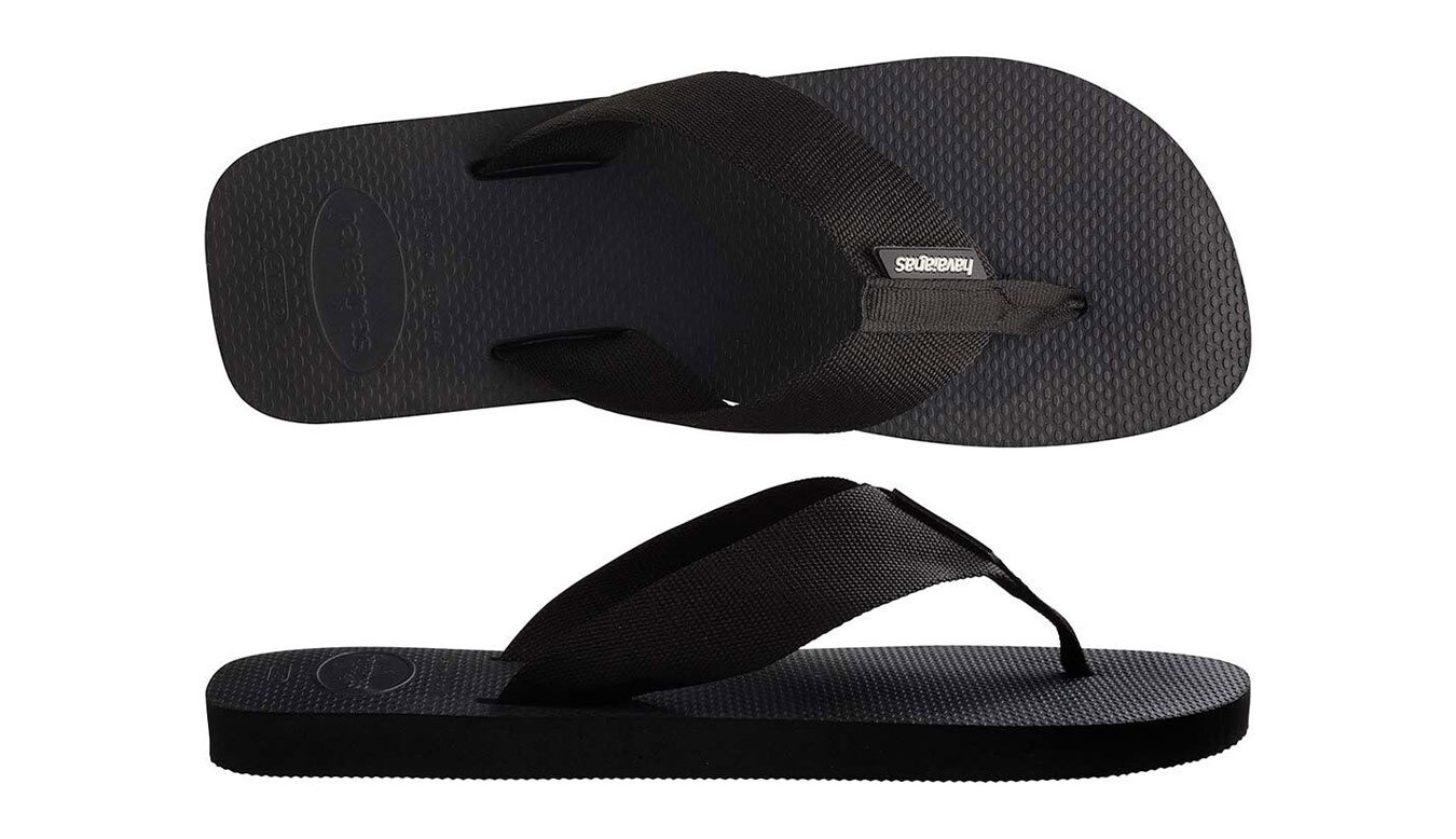 Havaianas Urban Basic Material Black Unisex - Flip Flop Havaianas - Crna - H4148427-0090-BRA-39/40