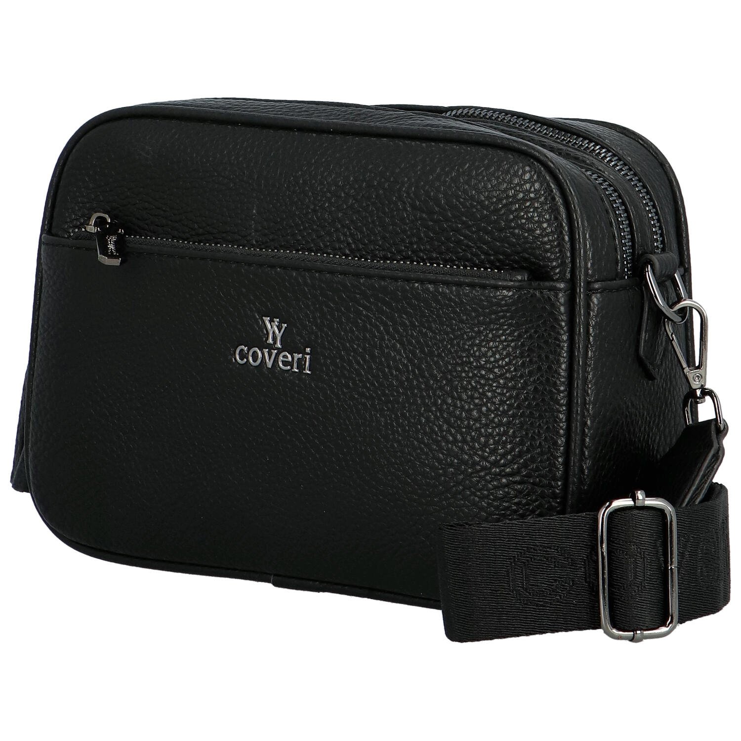 Coveri Moderna mala ženska torba preko tijela od umjetne kože Kirikay, crna