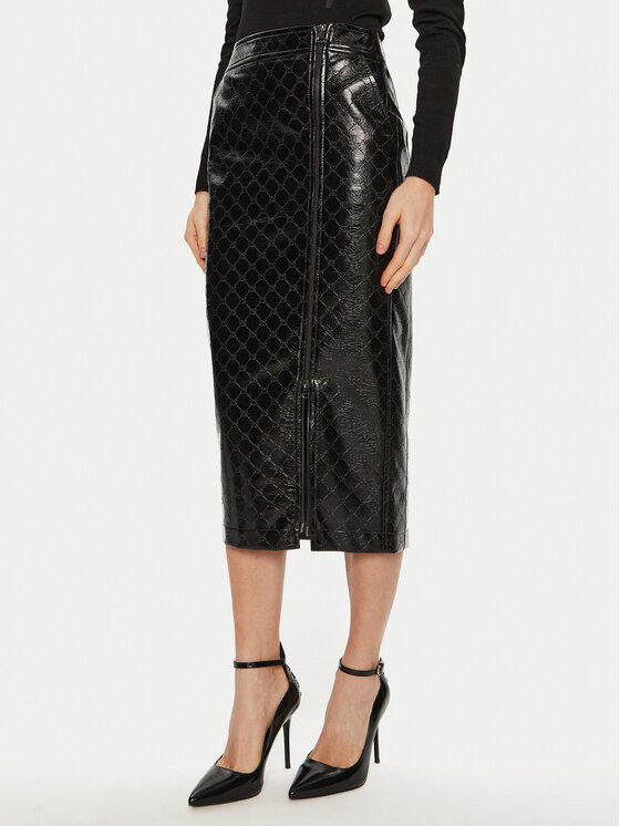 Suknja od imitacije kože ACCESS FASHION