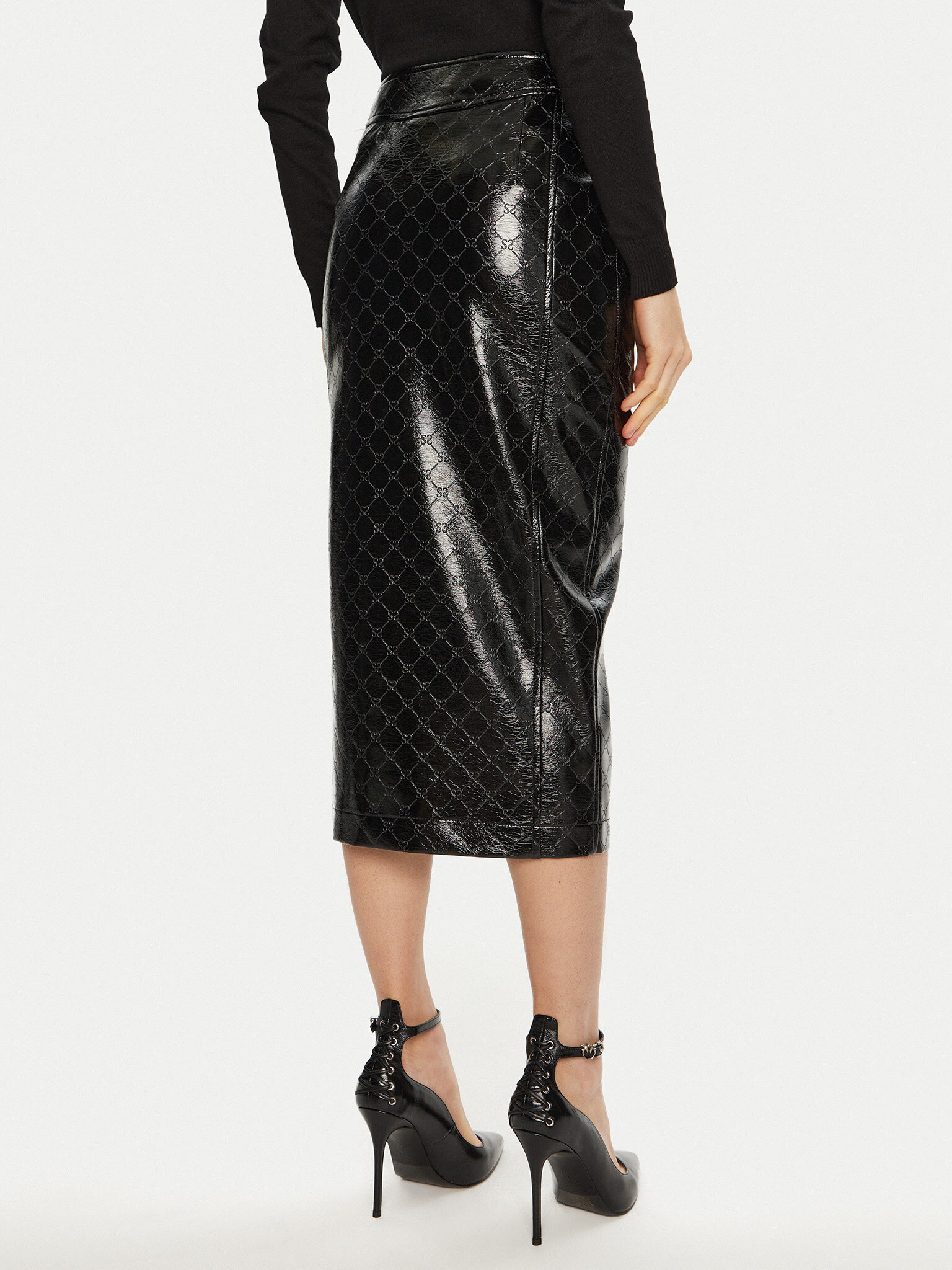 Suknja od imitacije kože ACCESS FASHION