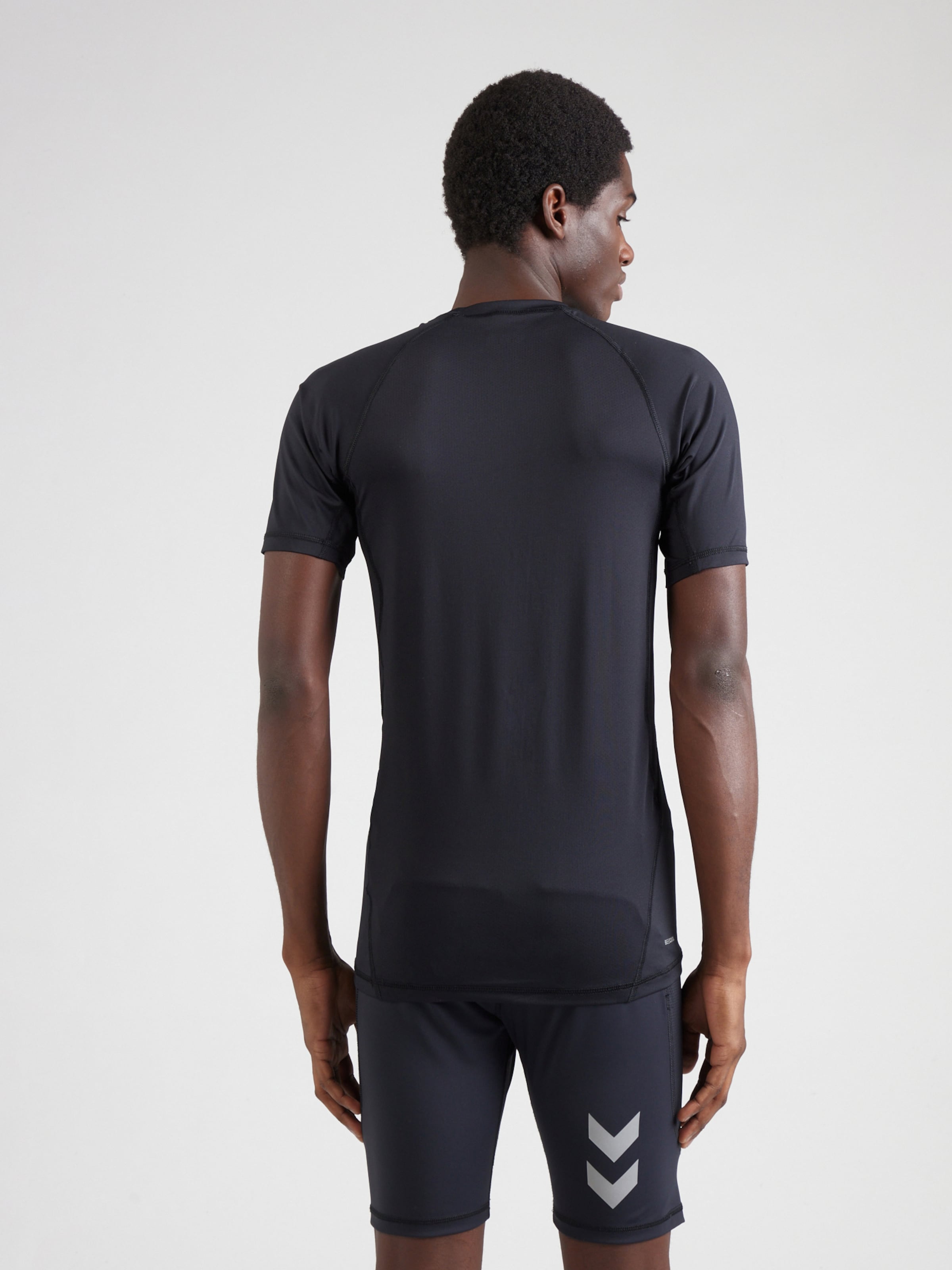 Hummel Tehnička sportska majica crna / bijela