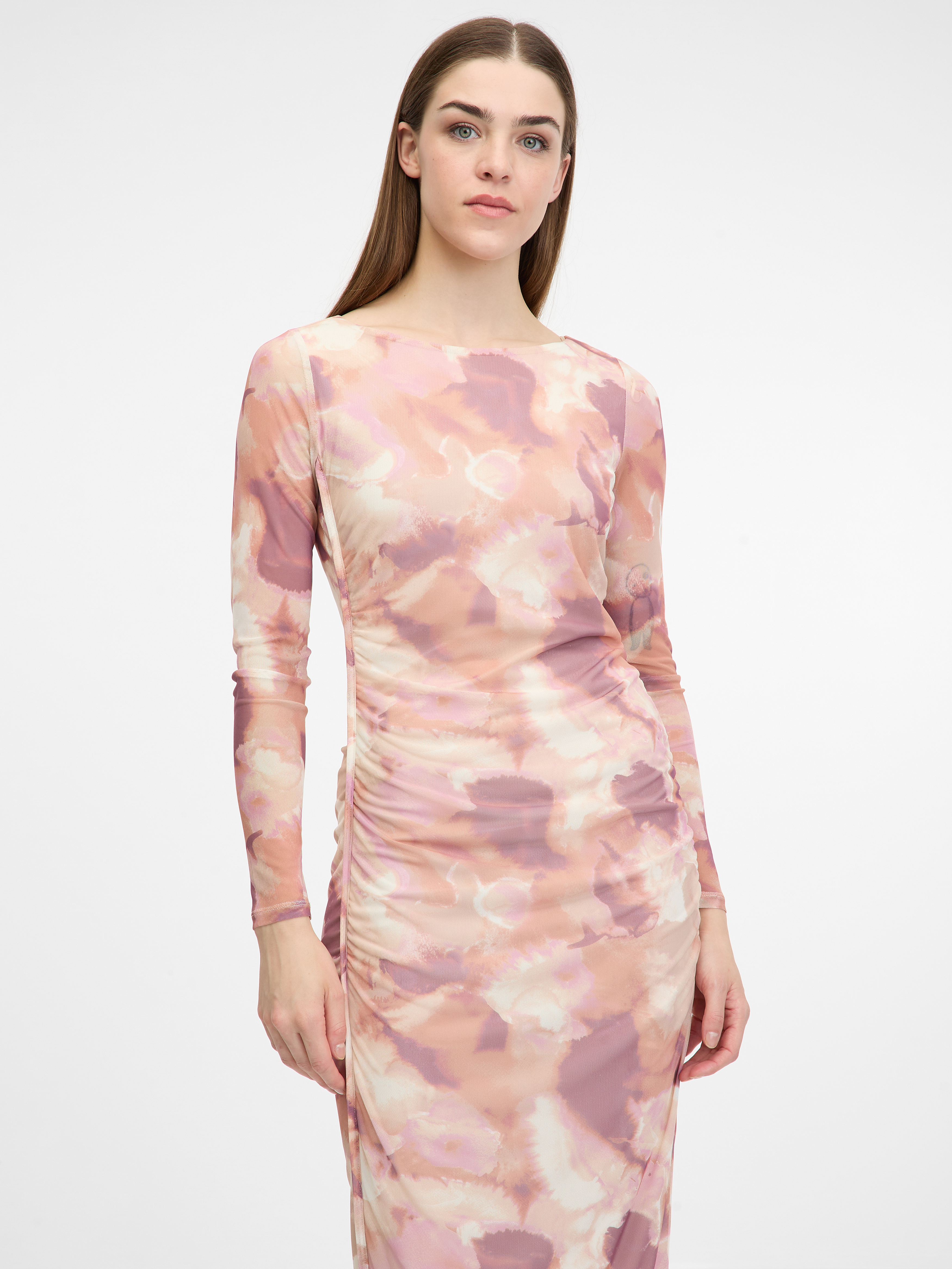 Light Pink Women Dress.Light pink women's midi dress ORSAY - Women's - GLAMI.hr