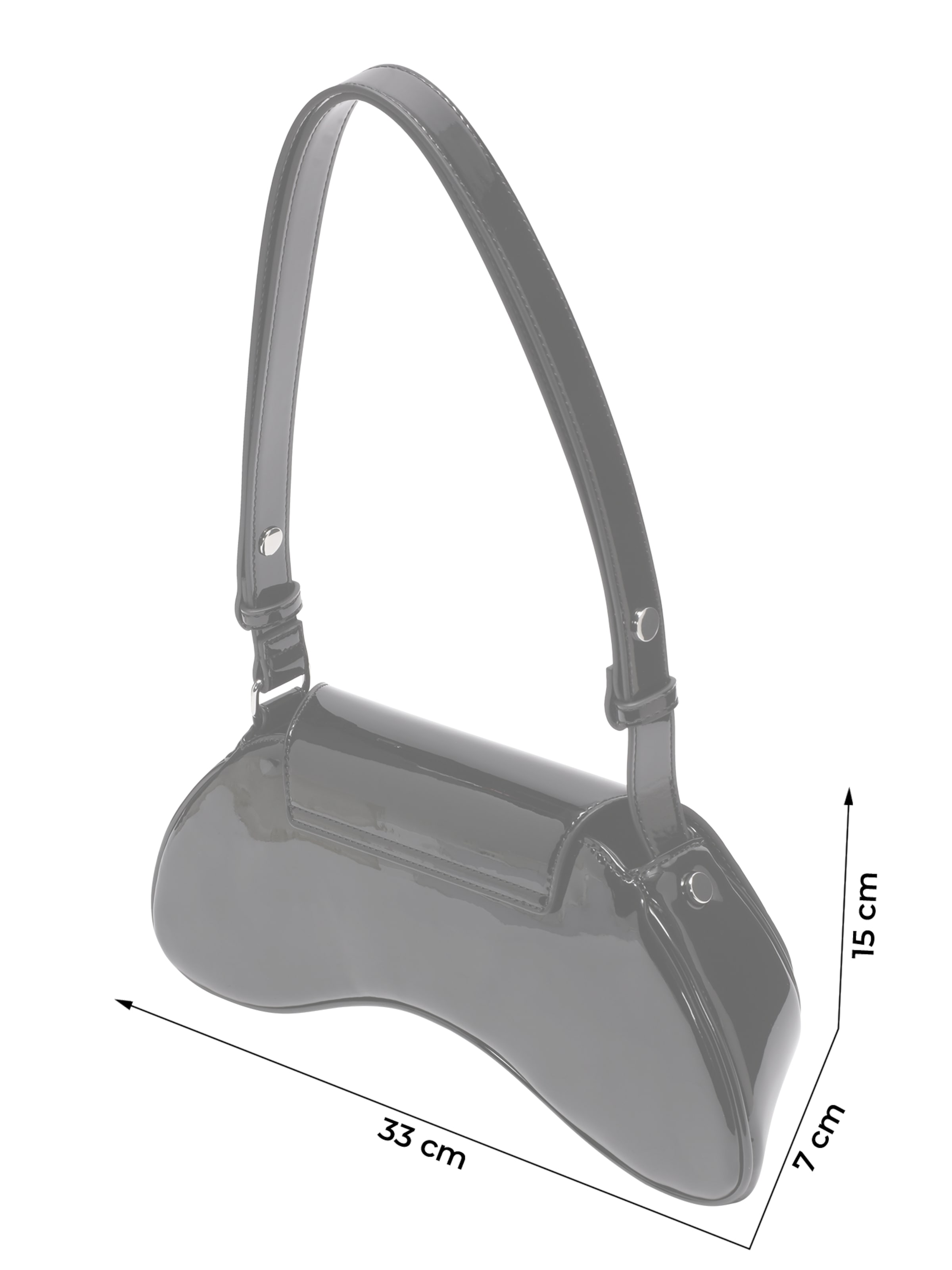 DIESEL Ručna torbica 'PLAY' crna