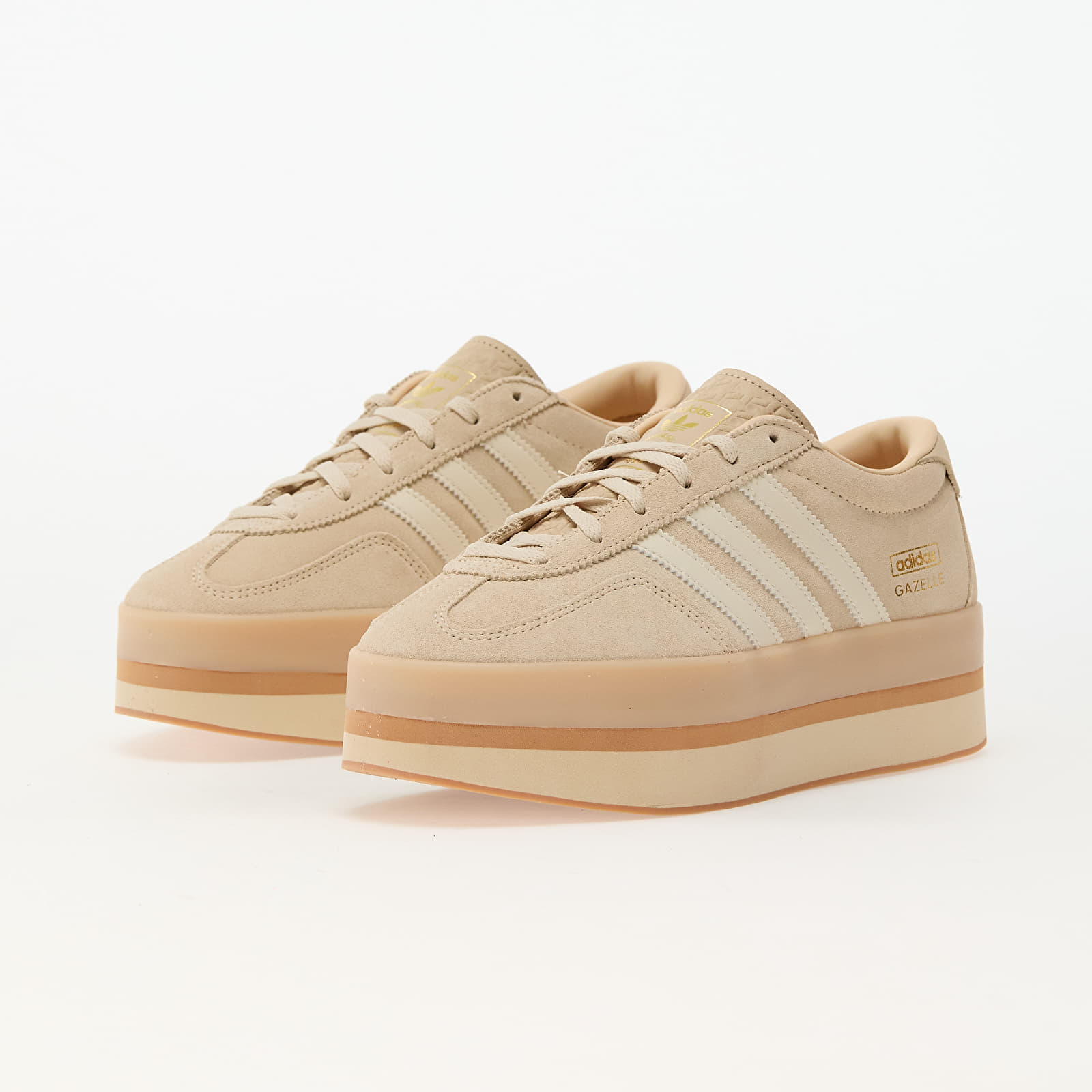 adidas Originals adidas Gazelle Stack W Sand Strata/ Gum 3/ Cream White
