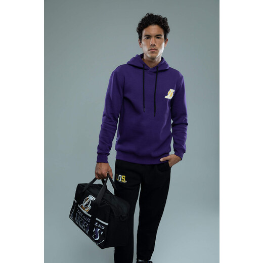 Grey Man Men Defacto Fit NBA Los Angeles Lakers Licensed Shoulder Bag  2809783