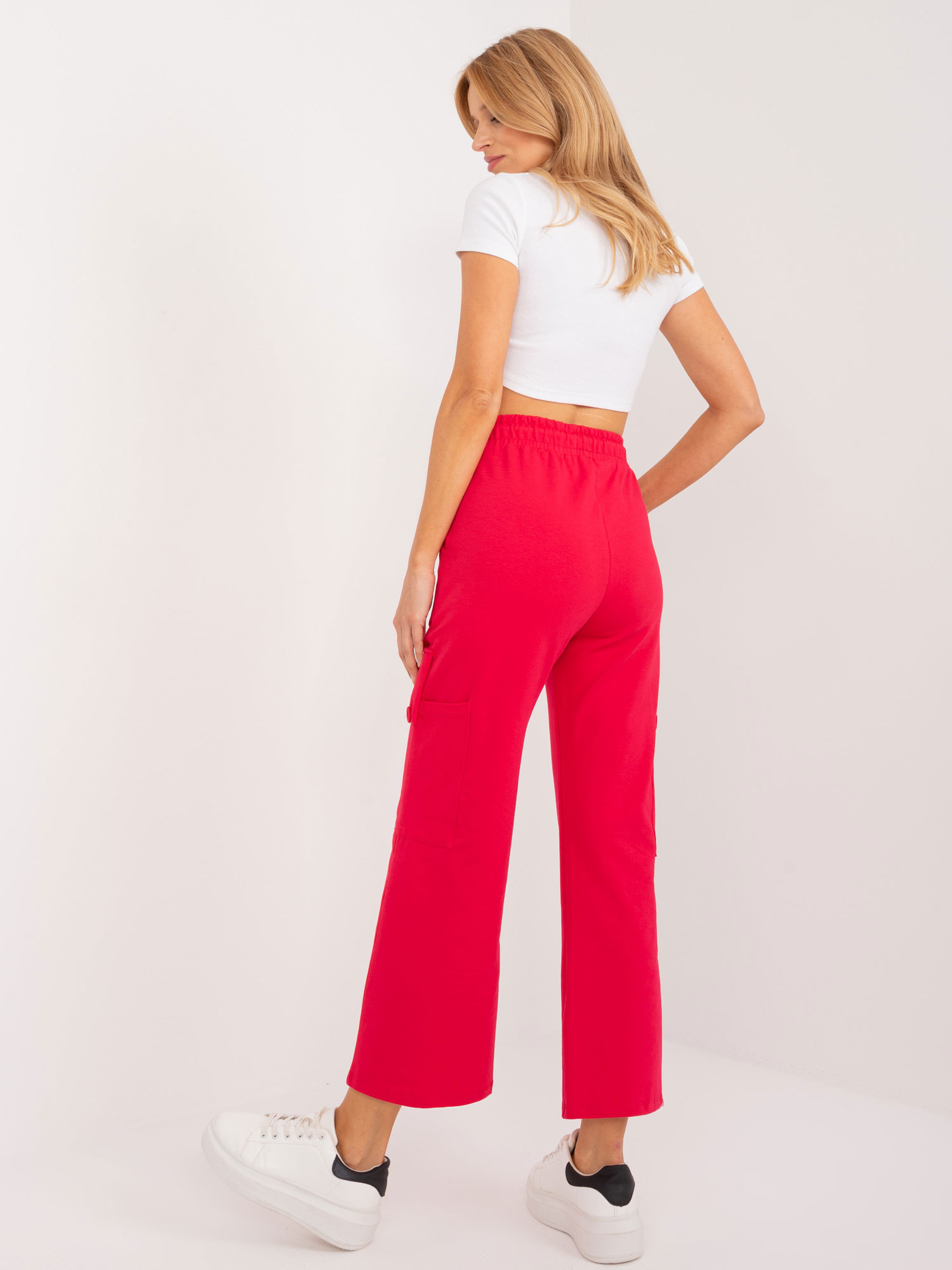 RELEVANCE Sweatpants-RV-DR-9676.89-Red