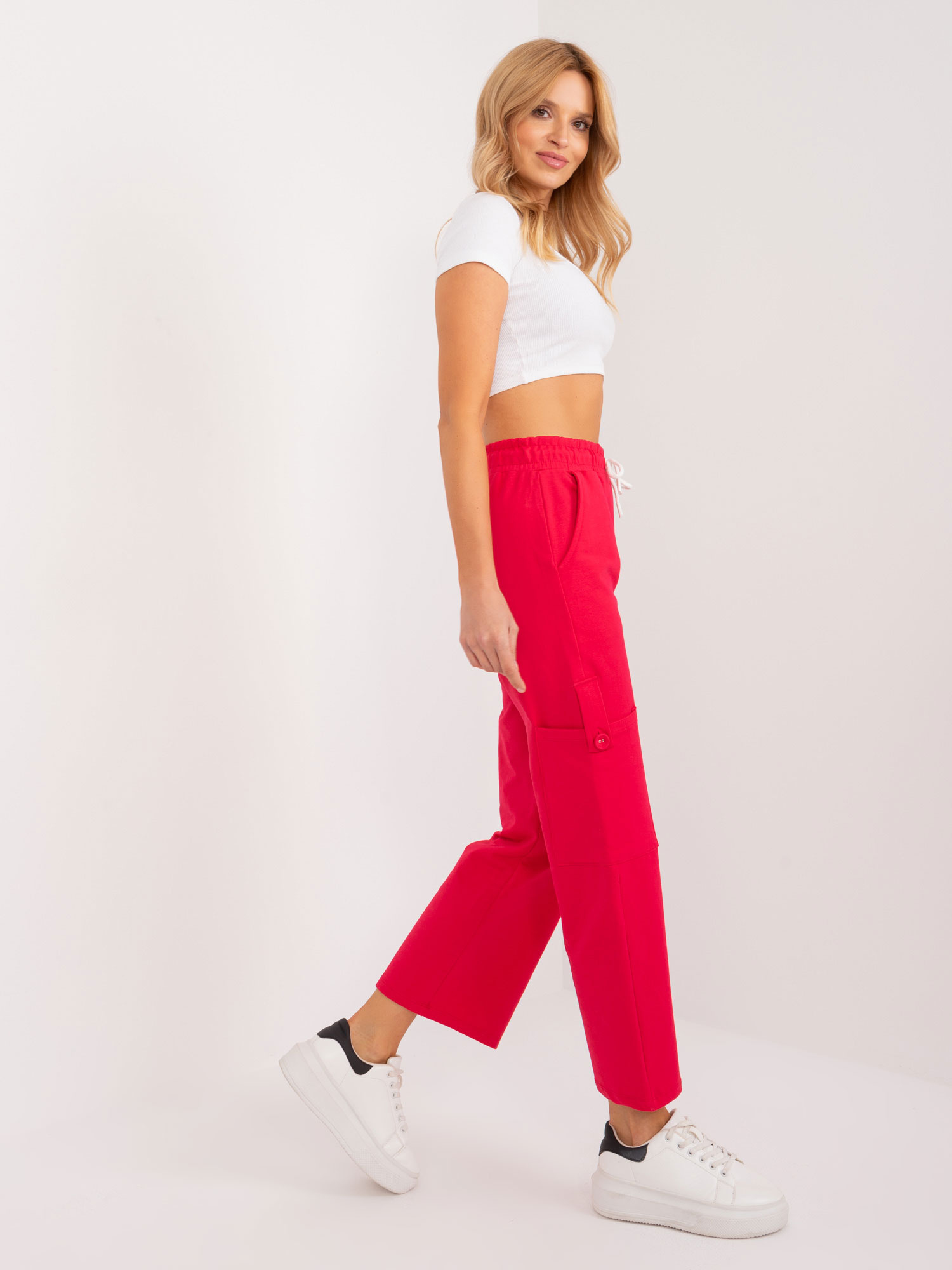 RELEVANCE Sweatpants-RV-DR-9676.89-Red