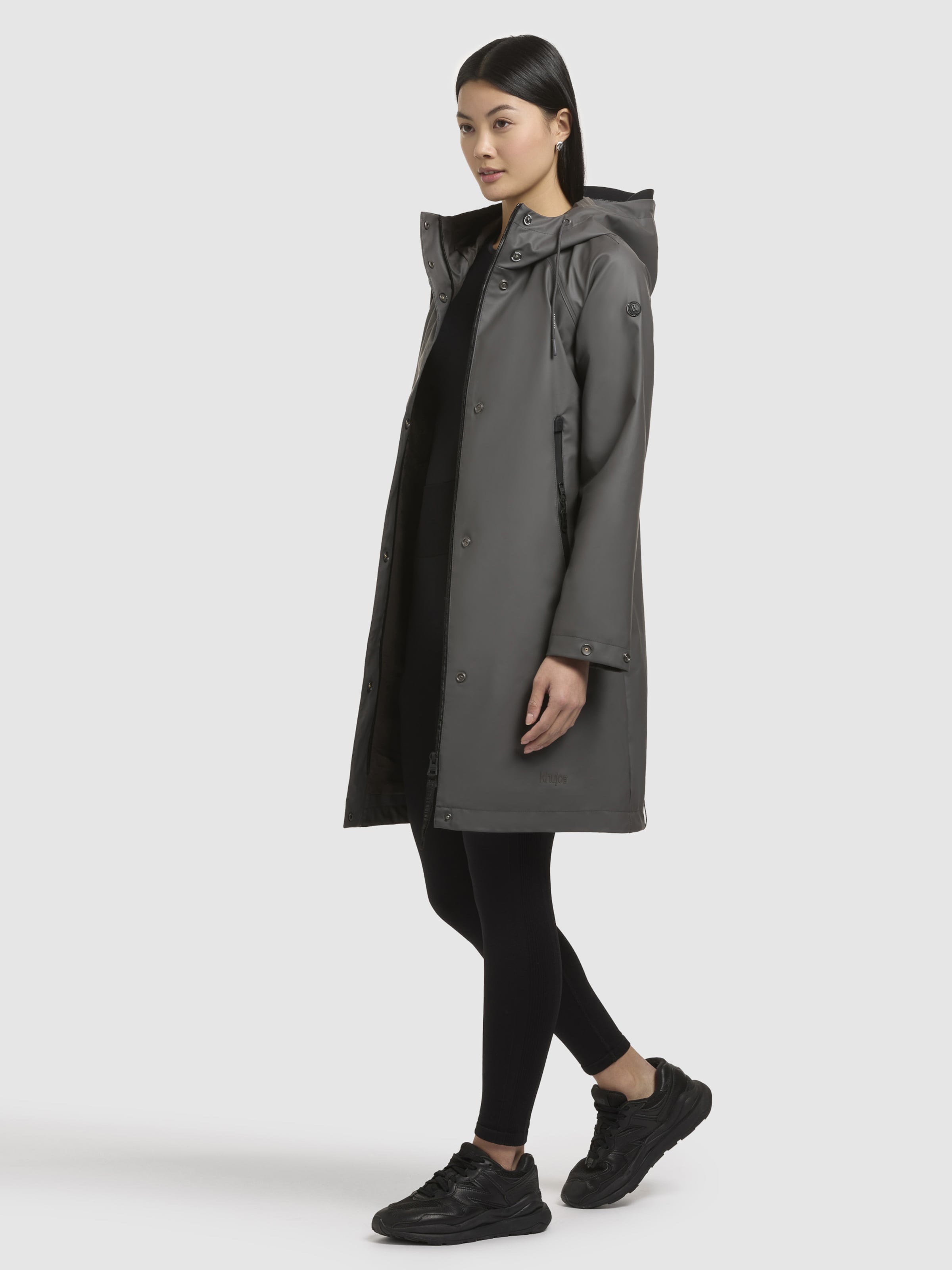 khujo Prijelazni kaput 'Liede' tamo siva