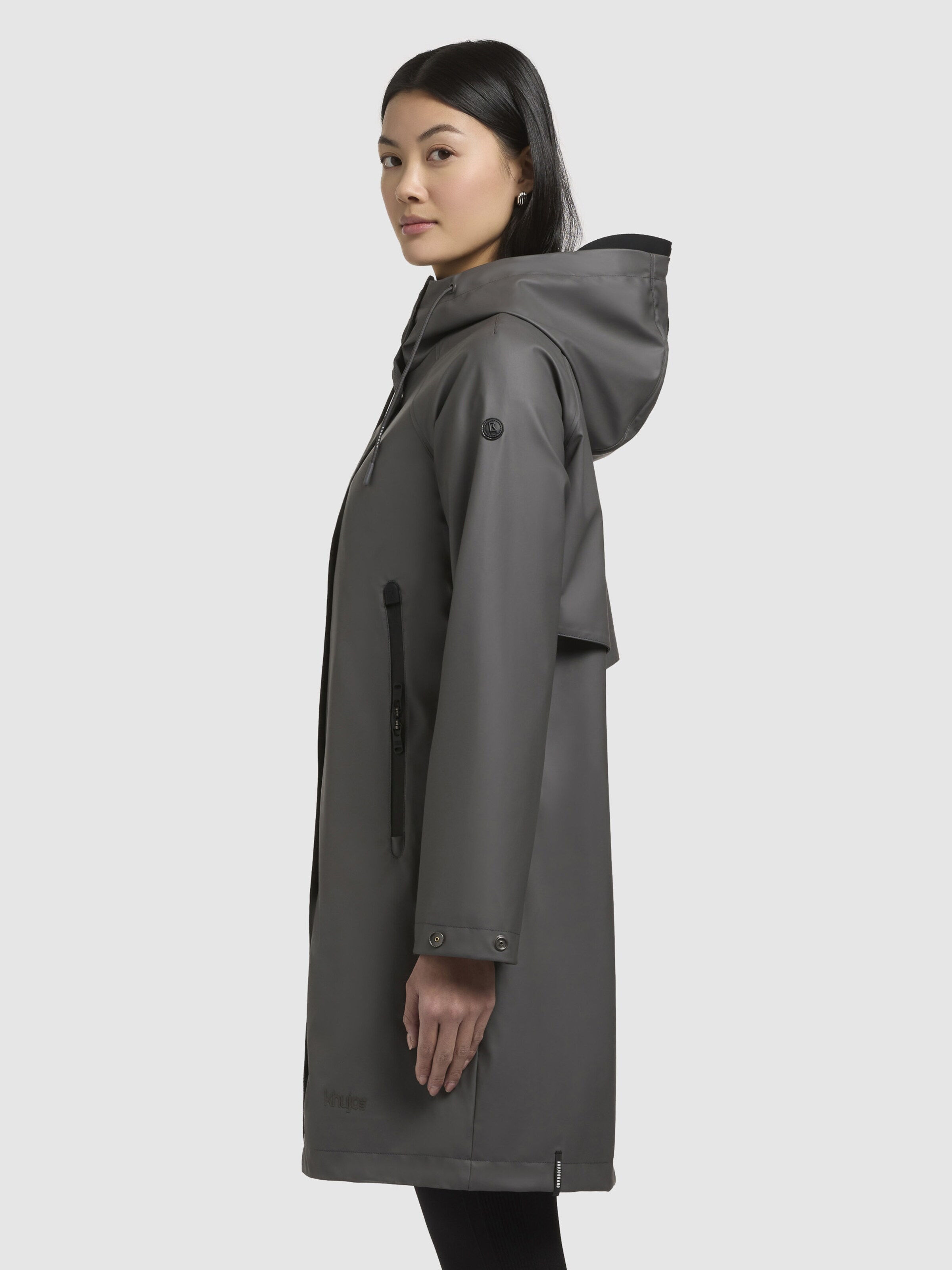 khujo Prijelazni kaput 'Liede' tamo siva