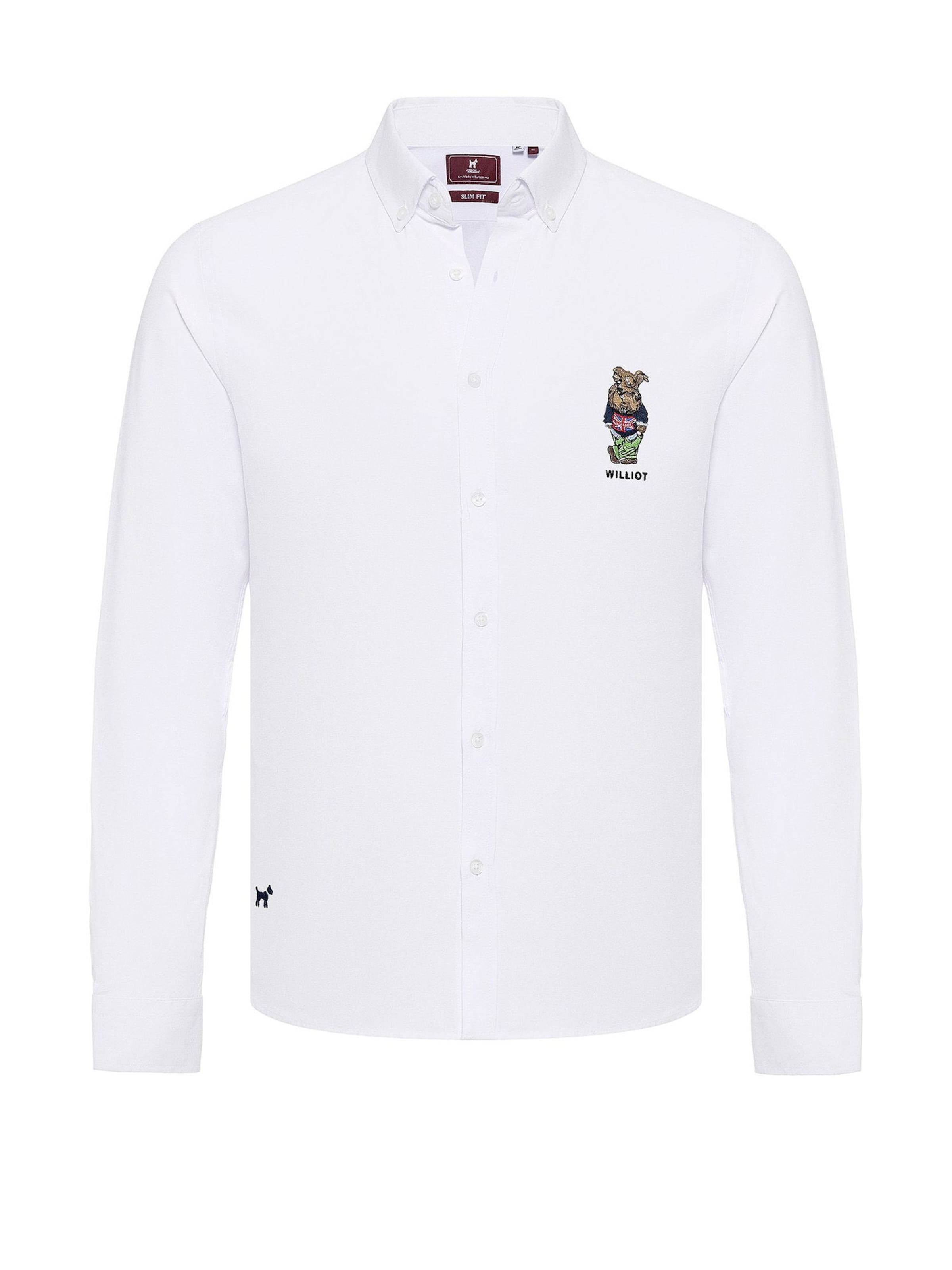 Williot Košulja smeđa / zelena / crna / bijela