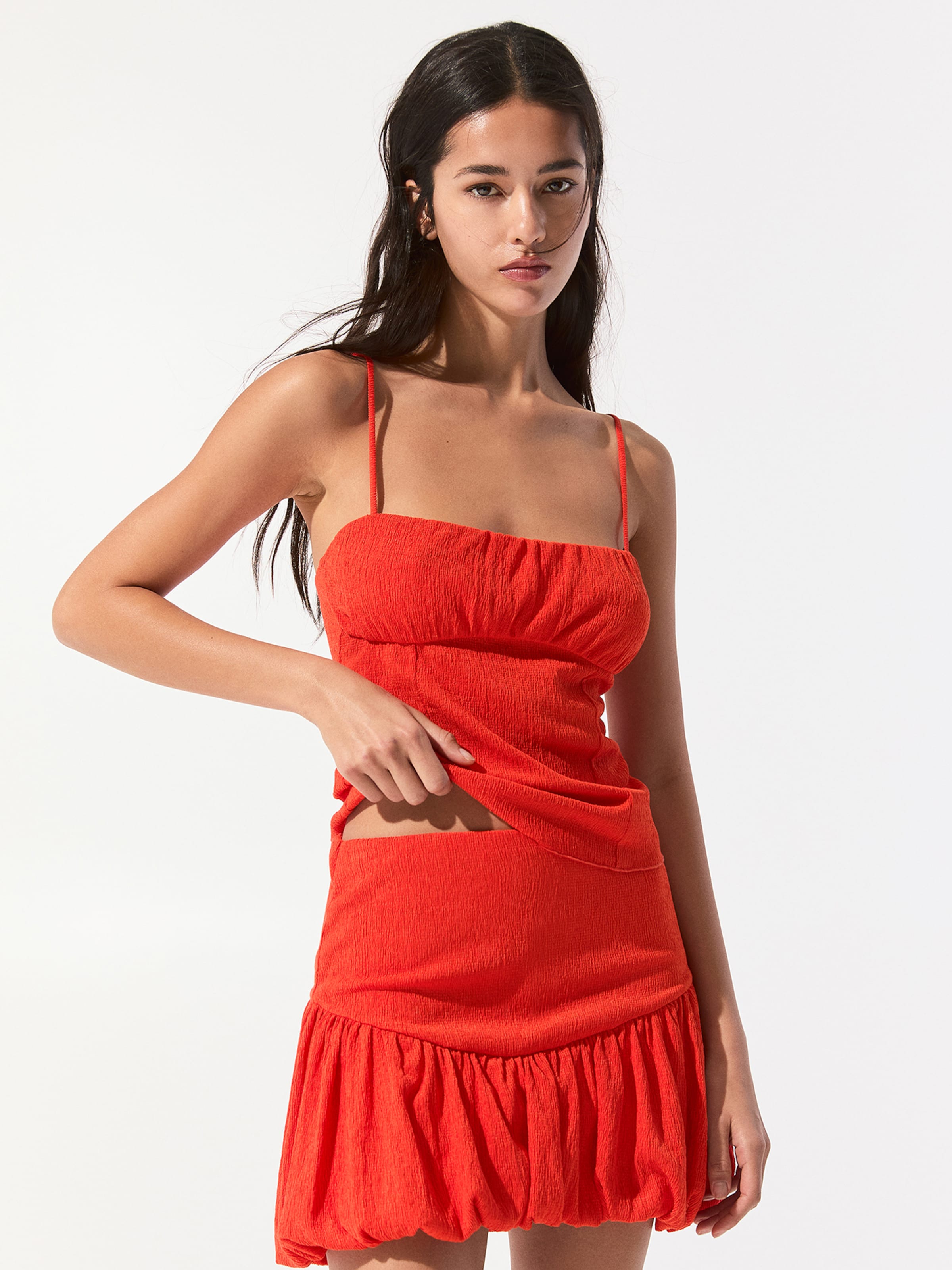 Pull&Bear Suknja tamno narančasta