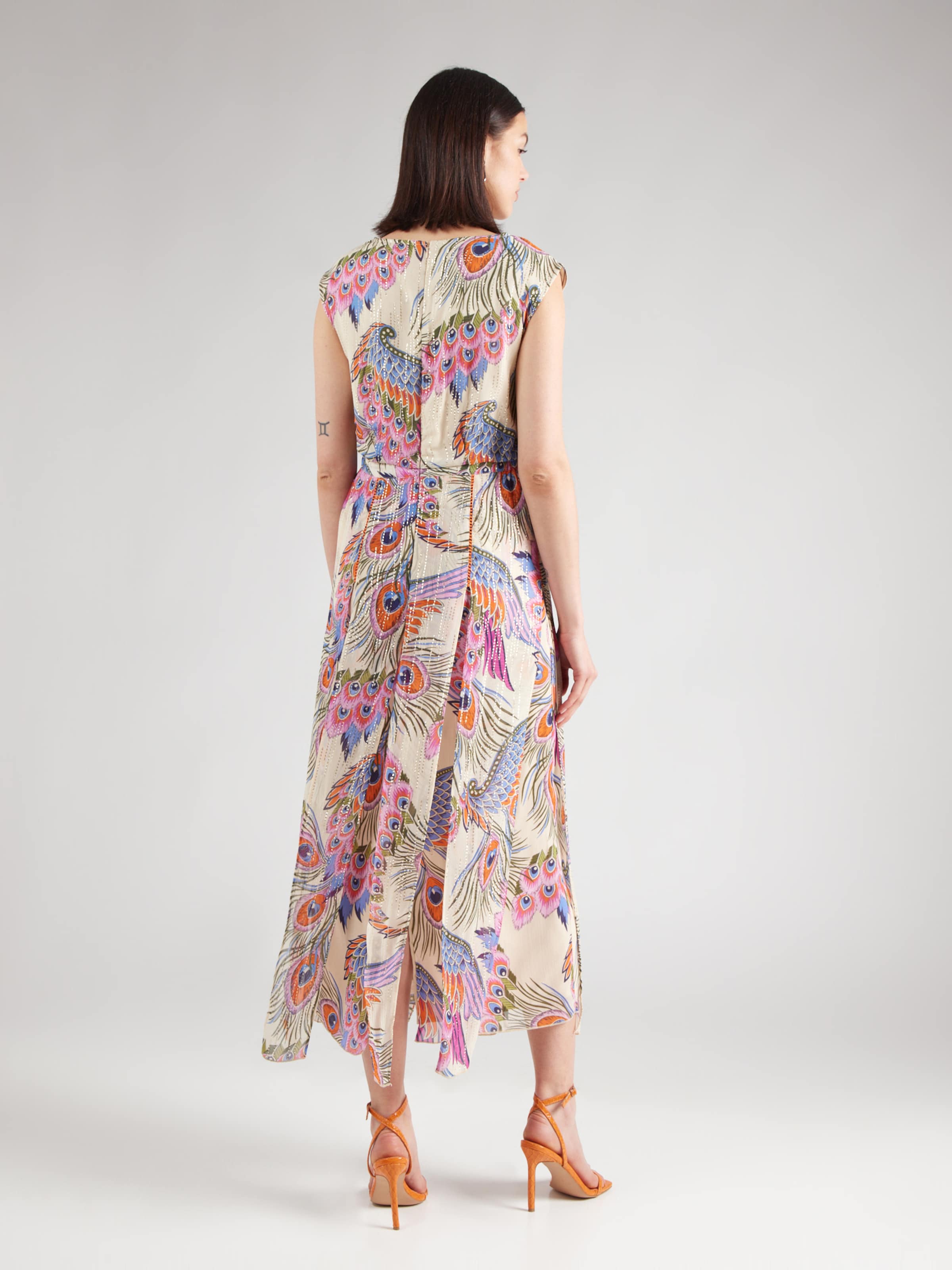 Derhy Haljina zlatna / roza / roza / prljavo bijela