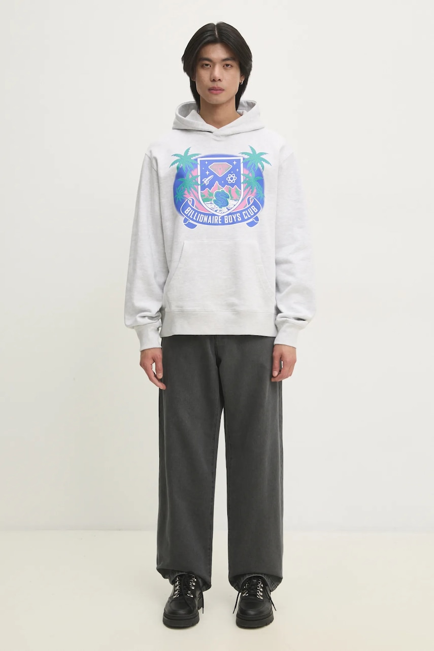 Pamučna dukserica Billionaire Boys Club Tropical Crest Popover Hood