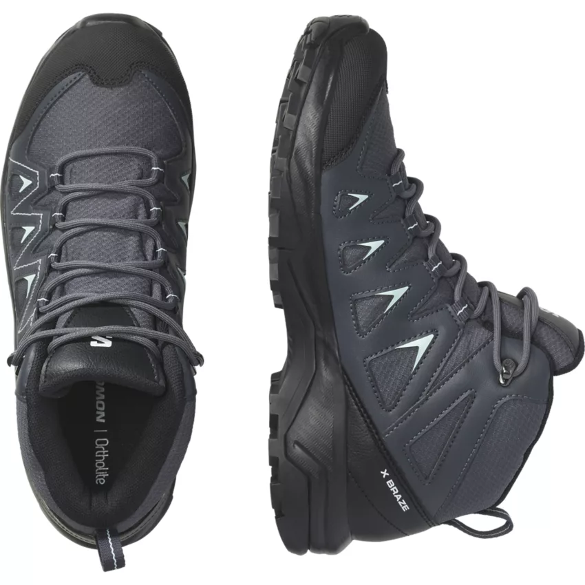 Salomon Ženska planinarska obuća X BRAZE MID GTX W Navy
