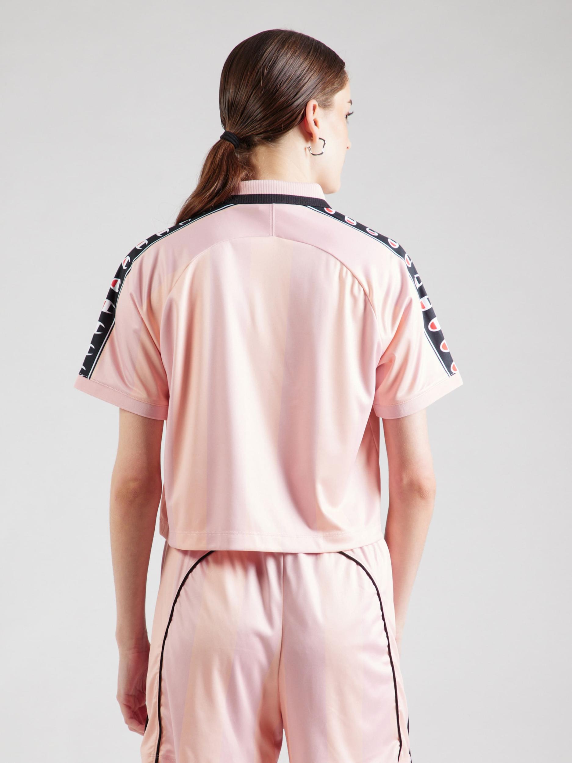 Champion Authentic Athletic Apparel Majica rosé / crvena / crna / bijela