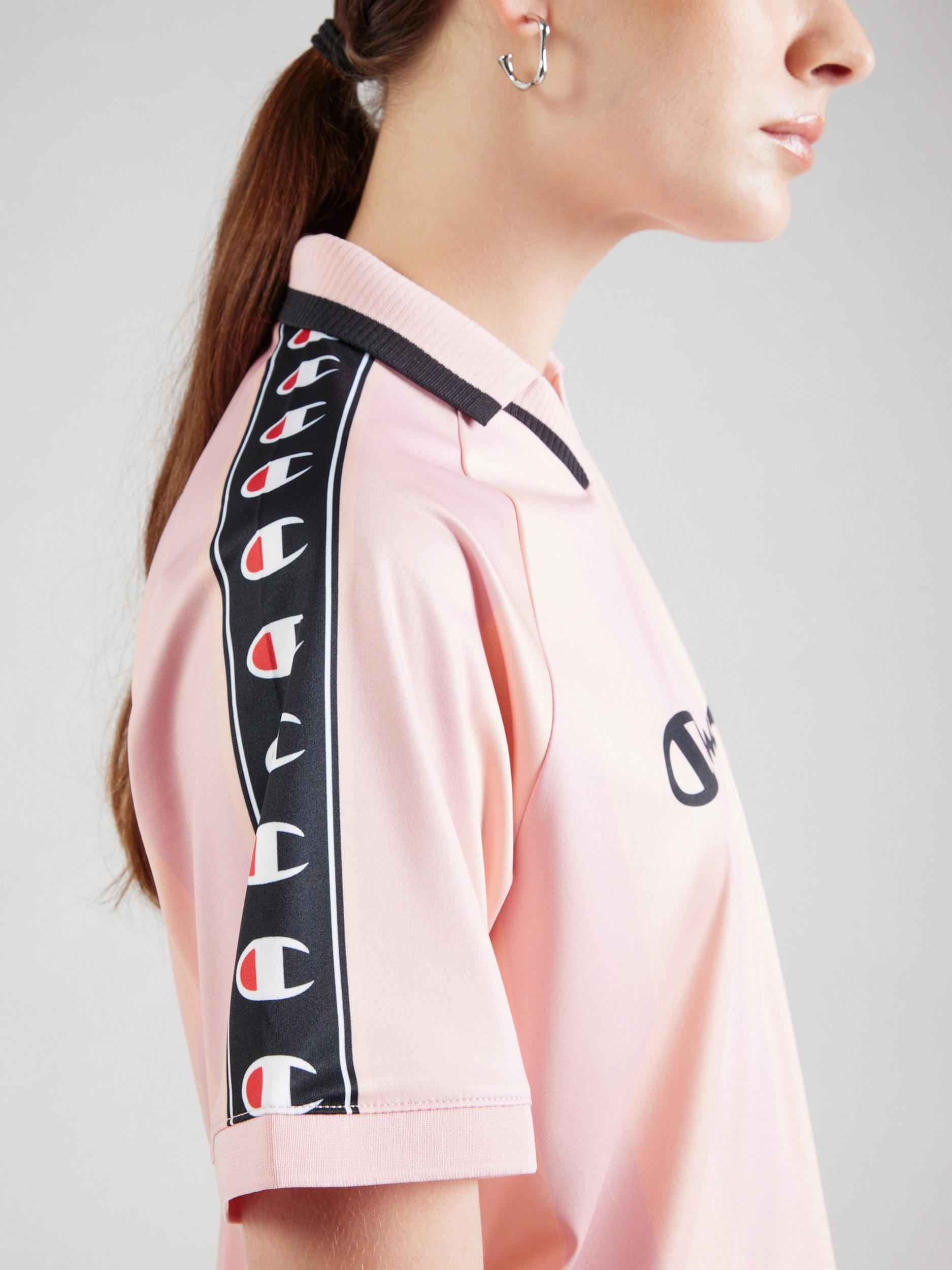 Champion Authentic Athletic Apparel Majica rosé / crvena / crna / bijela